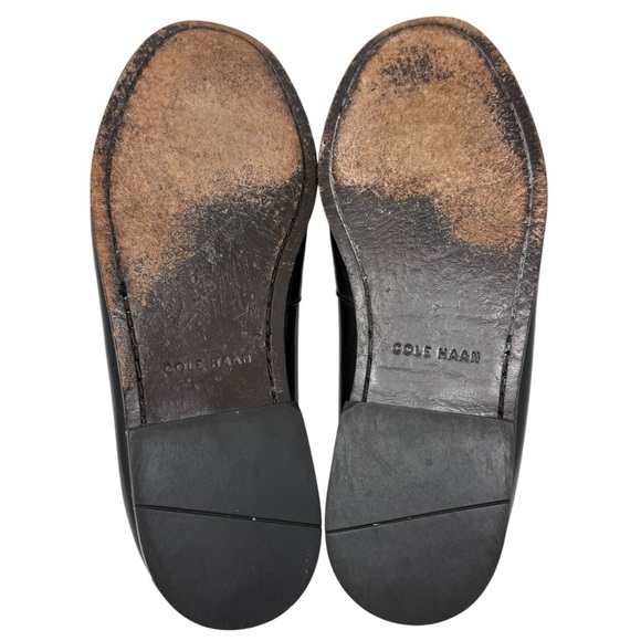 Cole Haan Classic Black Pinch Tassel Leather Loafers Mens Size 9.5 3E Extra Wide - Picture 12 of 15